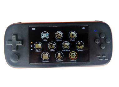 Horizontal Version GBA HD Handheld 128-bit Arcade (Option: Black and orange-No games-USB)
