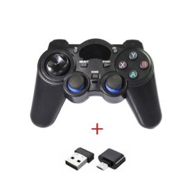 Fashionable Fun And Convenient Wireless Gamepad Smart TV Gamepad (Option: Black-MICRO OTG)
