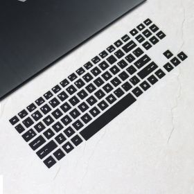 Keyboard Membrane 15.6 Inch Silicone Pad (Option: Translucent black)