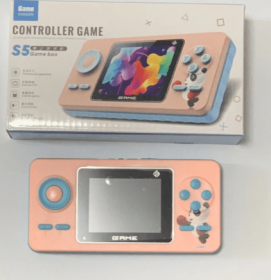 S8 Retro Nostalgic Handheld Game Console (Option: S5 Pink-Singles-USB)