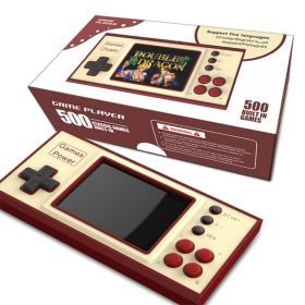 Hand-held gaming device (Option: Dark red)
