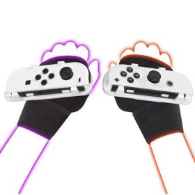 Fitness Wrist Strap NS Full Dance Dancing Wrist With Aerobic Boxing (Option: Gray and white suit-Large size)