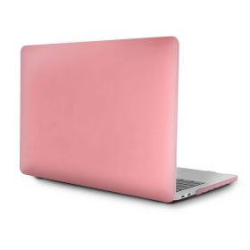 Computer Jacket Frosted Crystal Transparent Black (Option: Scrub pink-2020air13)