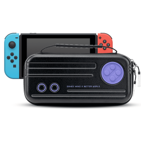 Clutch Large Capacity Multi-cassette Handle Game Console Accessories (Color: Black)