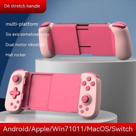 New Wireless Bluetooth Stretching Gamepad (Color: Pink)