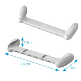 Game Console Grip With Card Slot Can Store Games (Option: White-9.3x4.3x29.2cm-USB)