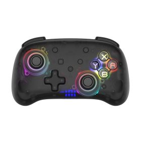 Six-axis Somatosensory Glare Transparent Bluetooth Small Handle (Option: Black-USB)
