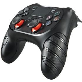 Six Axis Double Vibration Game Handle With Light (Option: Black-USB)