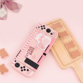 TPU Handle Soft Shell Portable Fall Prevention Game Peripheral Accessories (Option: Cookie Bear Protective Cover)